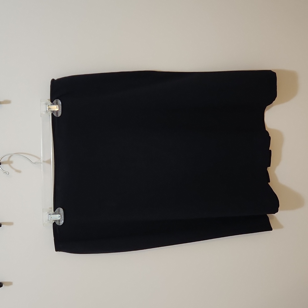 Black suiting skirt